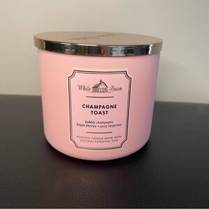 White Barn champagne toast 3 wick candle